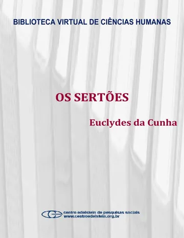 Os Sertões de Euclides da Cunha, capa do livro