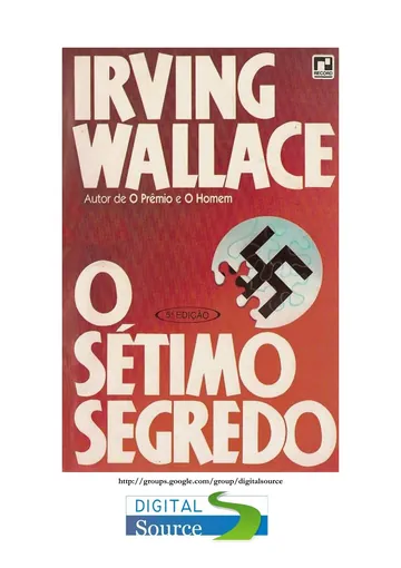 O Sétimo Segredo de Irving Wallace, capa do livro