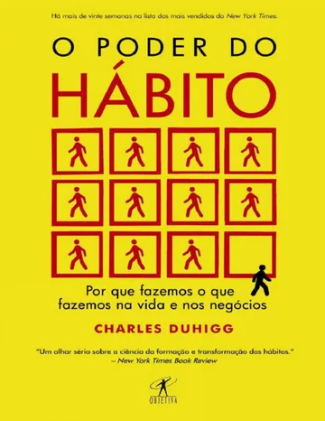 O Poder do Hábito de Charles Duhigg, capa do livro