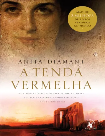 A Tenda Vermelha de Anita Diamant, capa do livro