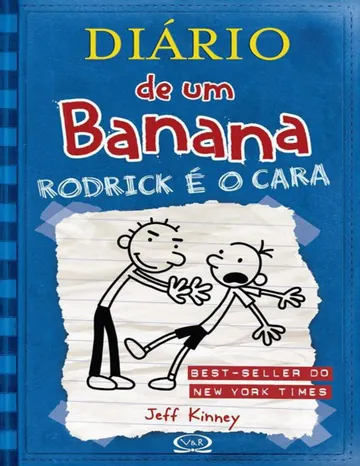 Diário de um Banana: Rodrick é o cara de Jeff Kinney, capa do livro