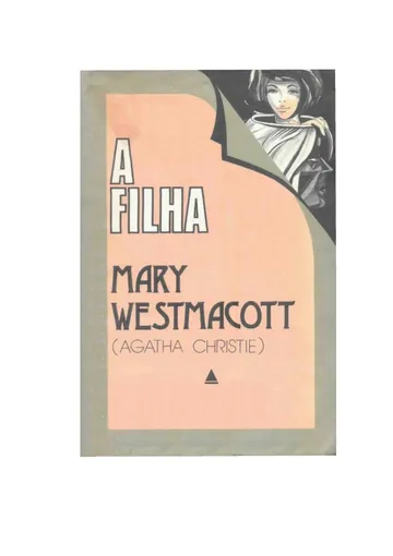 A Filha de Agatha Christie, capa do livro