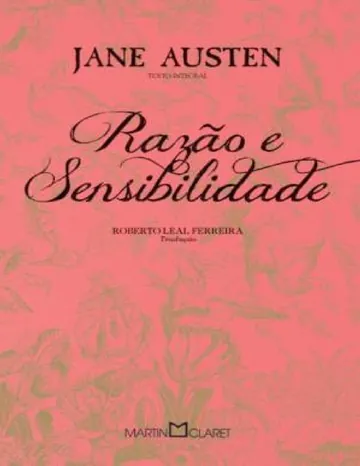 Razão e Sensibilidade de Jane Austen, capa do livro