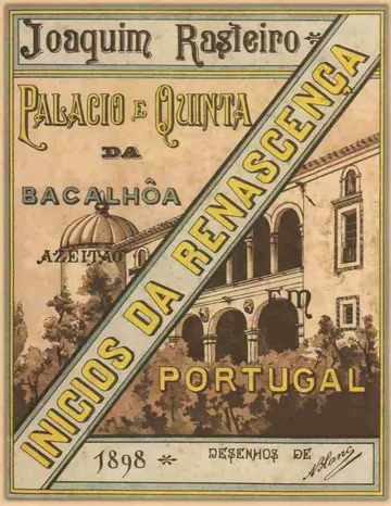 Inicios da Renascença em Portugal: Quinta e Palacio da Bacalhôa em Azeitão de Joaquim Rasteiro, capa do livro