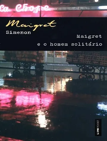 Maigret e o Homem Solitário de Georges Simenon, capa do livro