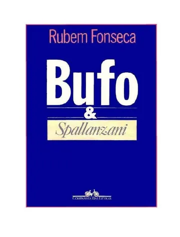 Bufo & Spallanzani de Rubem Fonseca, capa do livro