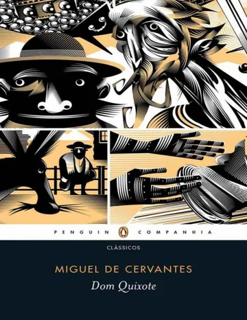 Dom Quixote de Miguel de Cervantes, capa do livro