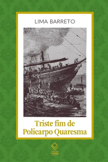 Triste Fim de Policarpo Quaresma de Lima Barreto, capa do livro