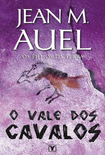 O Vale dos Cavalos de Jean M. Auel, capa do livro