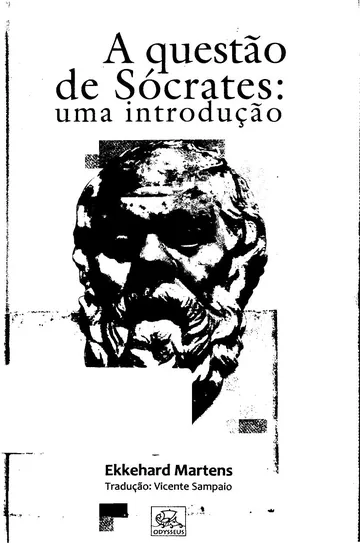 A questão de Sócrates: uma introdução de Ekkehard Martens, capa do livro