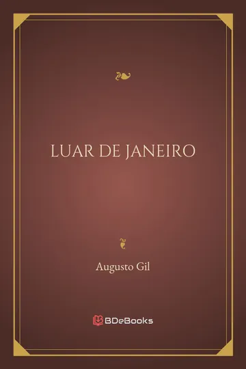 Luar de Janeiro de Augusto Gil, capa do livro