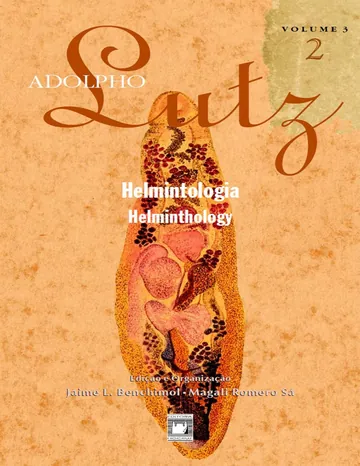 Helmintologia de Adolpho Lutz, capa do livro