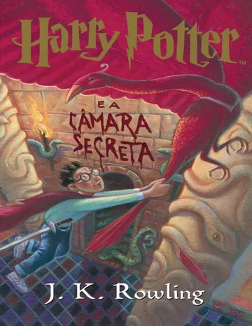 Harry Potter e a Câmara Secreta de J. K. Rowling, capa do livro