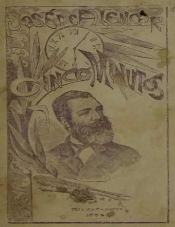 Cinco Minutos de José de Alencar, capa do livro