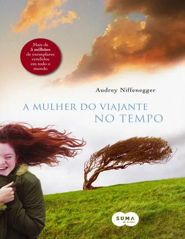 A mulher do viajante no tempo de Audrey Niffenegger, capa do livro