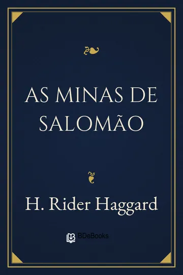 As Minas de Salomão de H. Rider Haggard, capa do livro