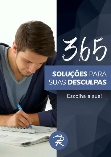 365 Soluções para Suas Desculpas de Fabrício Rêgo, capa do livro