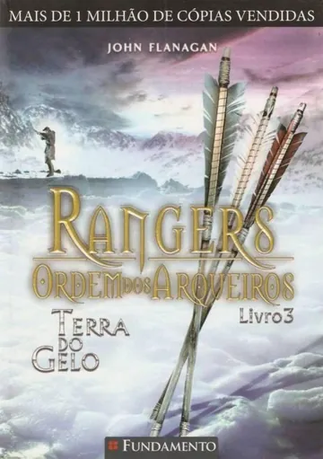 Terra do Gelo de John Flanagan, capa do livro