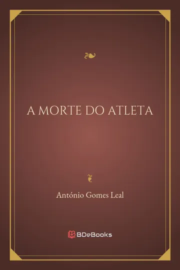 A Morte do Atleta de António Gomes Leal, capa do livro