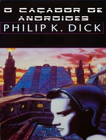 O Caçador de Androides de Philip K. Dick, capa do livro