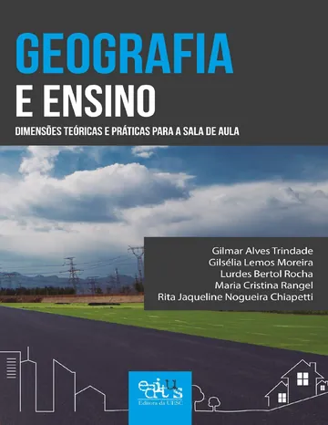 Geografia e Ensino: Dimensões Teóricas e Práticas para a Sala de Aula de Gilmar Alves Trindade, capa do livro