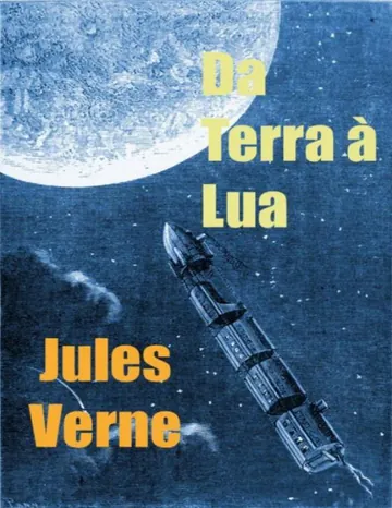 Da Terra à Lua de Jules Verne, capa do livro