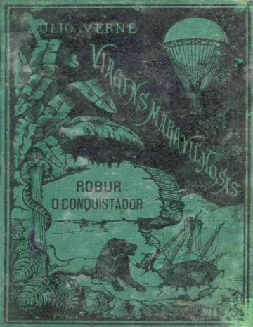 Robur, o Conquistador de Jules Verne, capa do livro