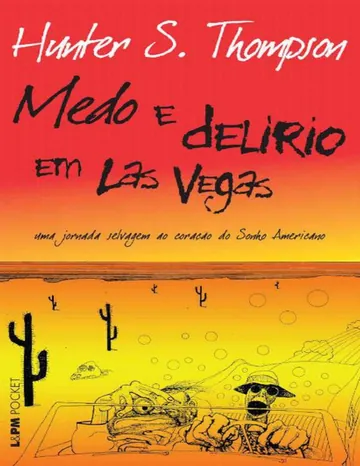 Medo e Delírio em Las Vegas de Hunter S. Thompson, capa do livro
