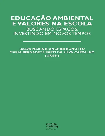 Educação ambiental e valores na escola de Dalva Maria Bianchini Bonotto, capa do livro