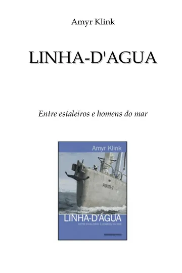 Linha d'água de Amyr Klink, capa do livro