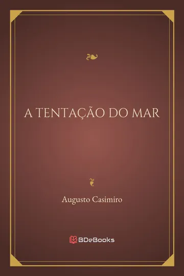 A Tentação do Mar de Augusto Casimiro, capa do livro