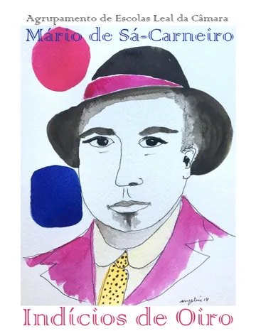 Indícios de Oiro de Mário de Sá-Carneiro, capa do livro