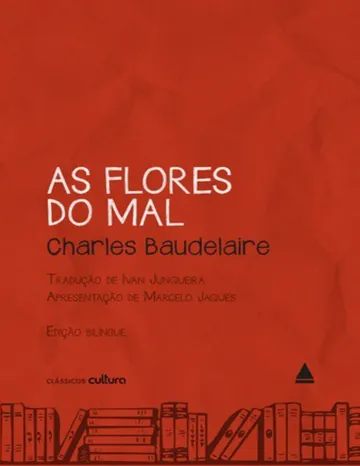 As Flores do Mal de Charles Baudelaire, capa do livro