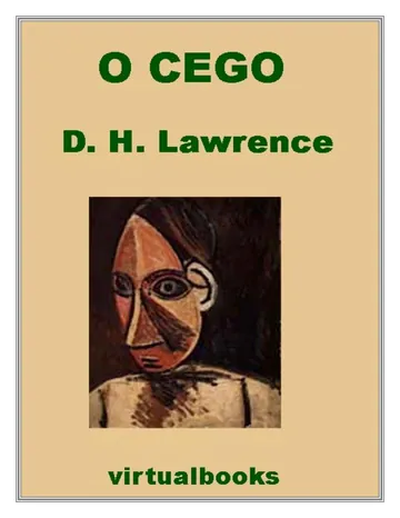 O Cego de D. H. Lawrence, capa do livro