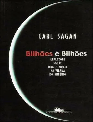 Bilhões e Bilhões de Carl Sagan, capa do livro