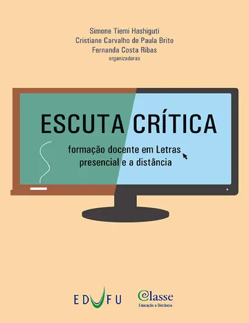 Escuta crítica: formação docente em Letras de Cristiane Carvalho de Paula Brito, capa do livro