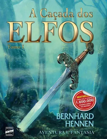 A Caçada dos Elfos de Bernhard Hennen, capa do livro