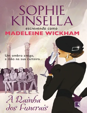 A Rainha dos Funerais de Sophie Kinsella, capa do livro