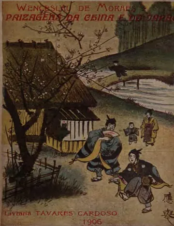 Paisagens da China e do Japão de Wenceslau de Moraes, capa do livro