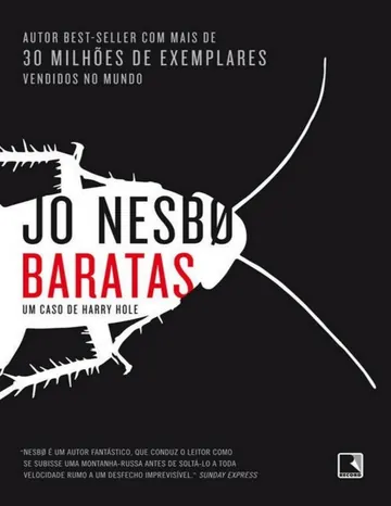 Baratas de Jo Nesbo, capa do livro