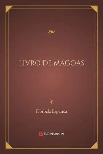 Livro de Mágoas de Florbela Espanca, capa do livro
