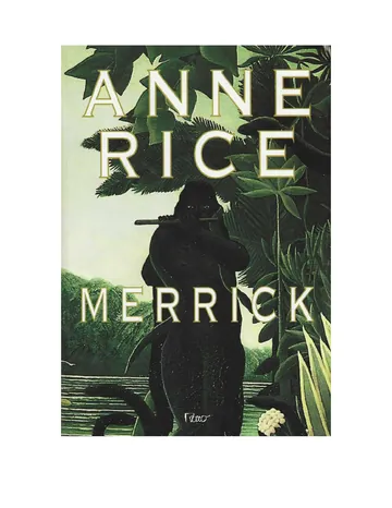 Merrick de Anne Rice, capa do livro