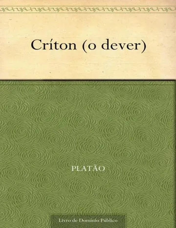 Críton de Platão, capa do livro