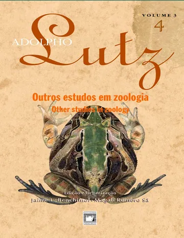 Outros estudos em zoologia de Adolpho Lutz, capa do livro