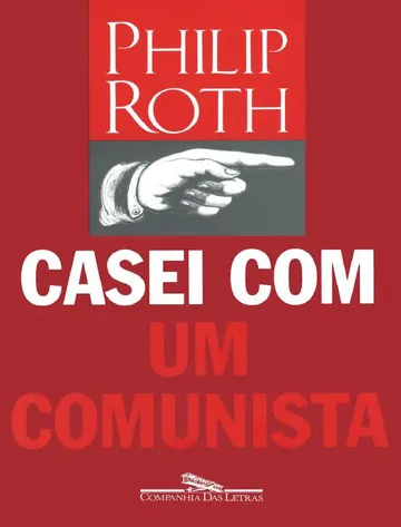 Casei com um Comunista de Philip Roth, capa do livro