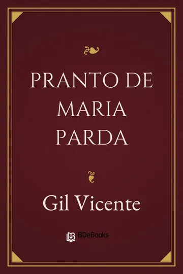 Pranto de Maria Parda de Gil Vicente, capa do livro