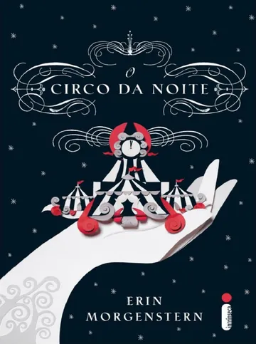 O Circo da Noite de Erin Morgenstern, capa do livro