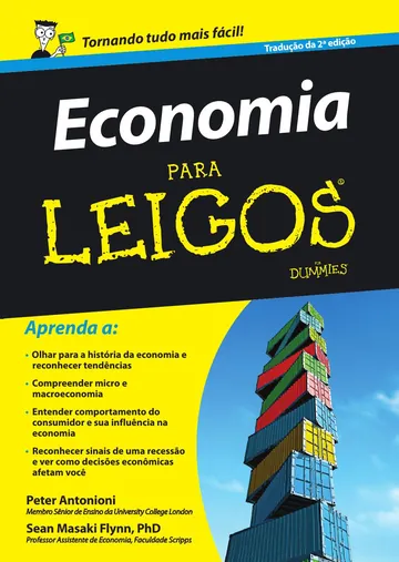 Economia Para Leigos de Sean Masaki Flynn e Peter Antonioni, capa do livro