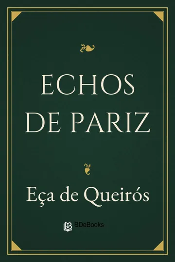 Echos de Pariz de Eça de Queirós, capa do livro
