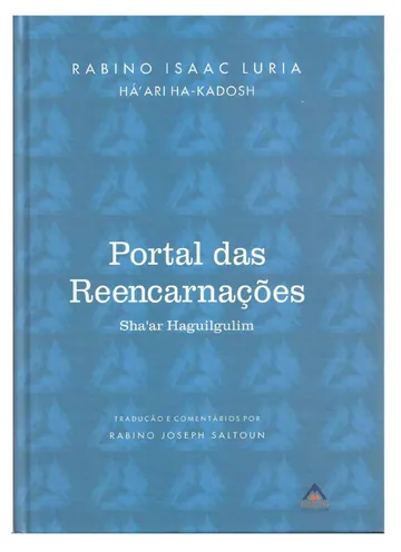 Portal das Reencarnações de Isaac Luria, capa do livro